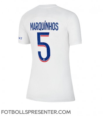 Paris Saint-Germain Marquinhos #5 Tredje Matchtröja Dam 2022-23 Kortärmad